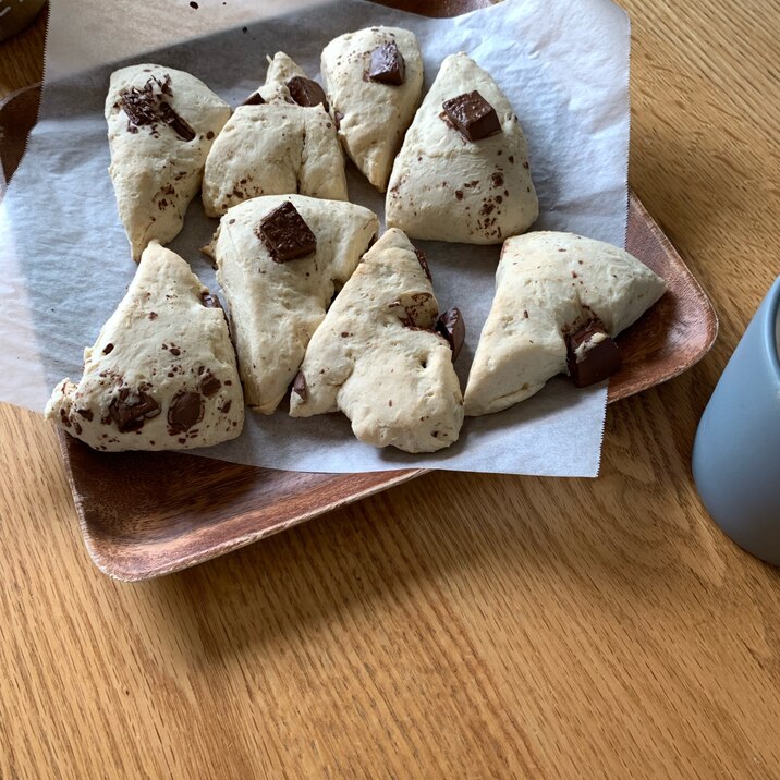 簡単 チョコスコーン